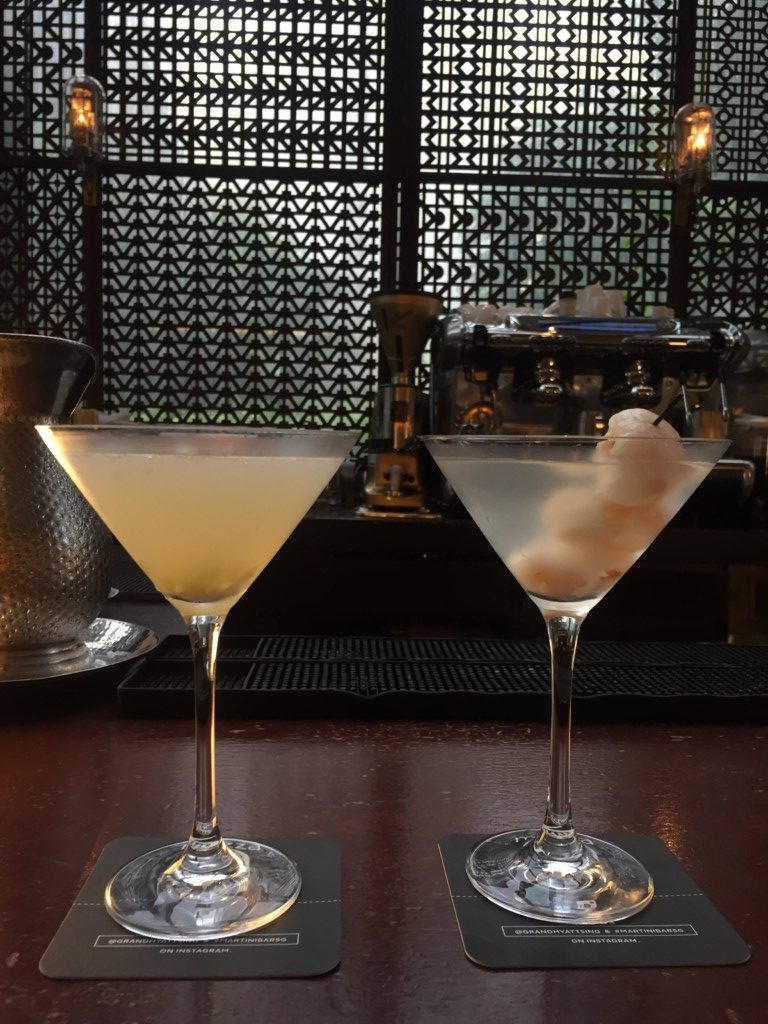 Lychee and Passion fruit Martini.