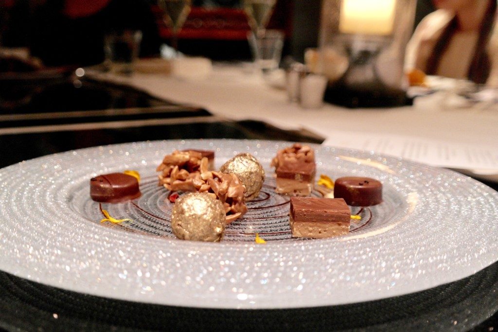 Chocoholic's plate = Chocolate truffles and more chocolate bites..