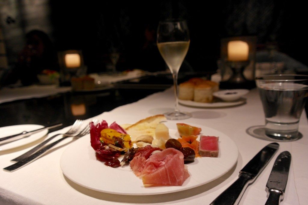 Cold cuts from the bar.
